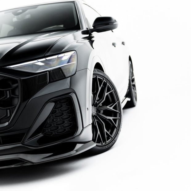 Set Of Prepreg Carbon Splitters för Audi Q8 S-Line Mk1 Facelift