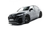 Set Of Prepreg Carbon Splitters för Audi Q8 S-Line Mk1 Facelift