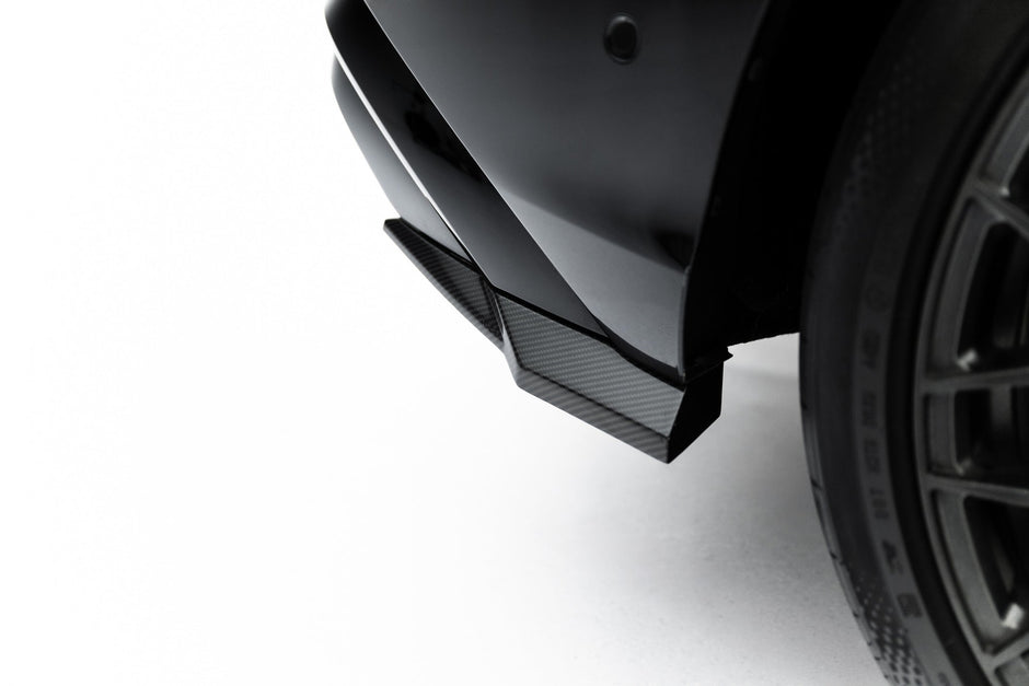 Set Of Prepreg Carbon Splitters för Audi Q8 S-Line Mk1 Facelift
