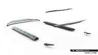 Set Of Prepreg Carbon Splitters för Audi Q8 S-Line Mk1 Facelift