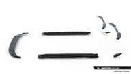 Set Of Prepreg Carbon Splitters för Audi Q8 S-Line Mk1 Facelift