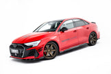Set Of Prepreg Carbon Splitters för Audi RS3 Sedan 8Y Facelift
