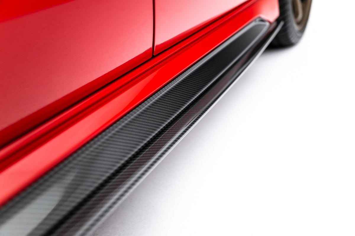 Set Of Prepreg Carbon Splitters för Audi RS3 Sedan 8Y Facelift