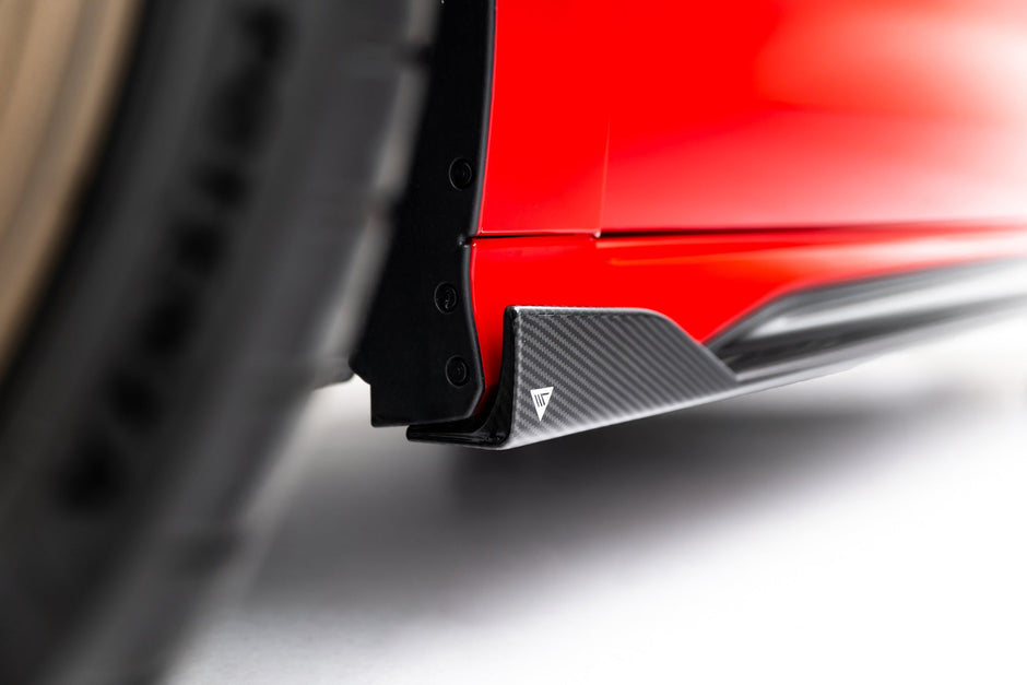 Set Of Prepreg Carbon Splitters för Audi RS3 Sedan 8Y Facelift