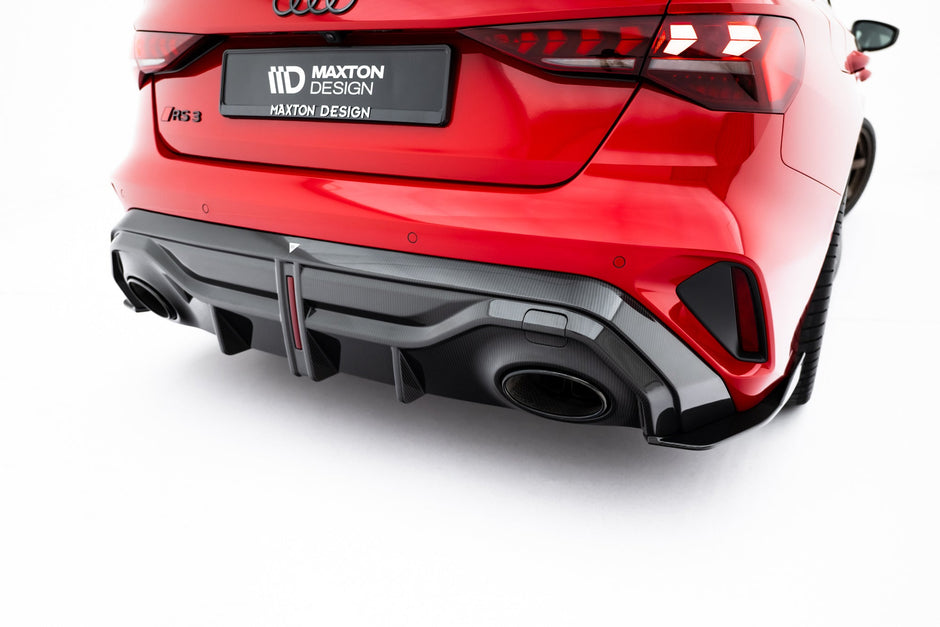 Set Of Prepreg Carbon Splitters för Audi RS3 Sedan 8Y Facelift