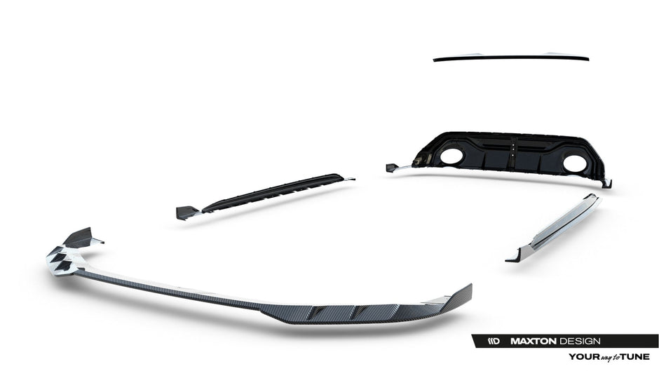 Set Of Prepreg Carbon Splitters för Audi RS3 Sedan 8Y Facelift