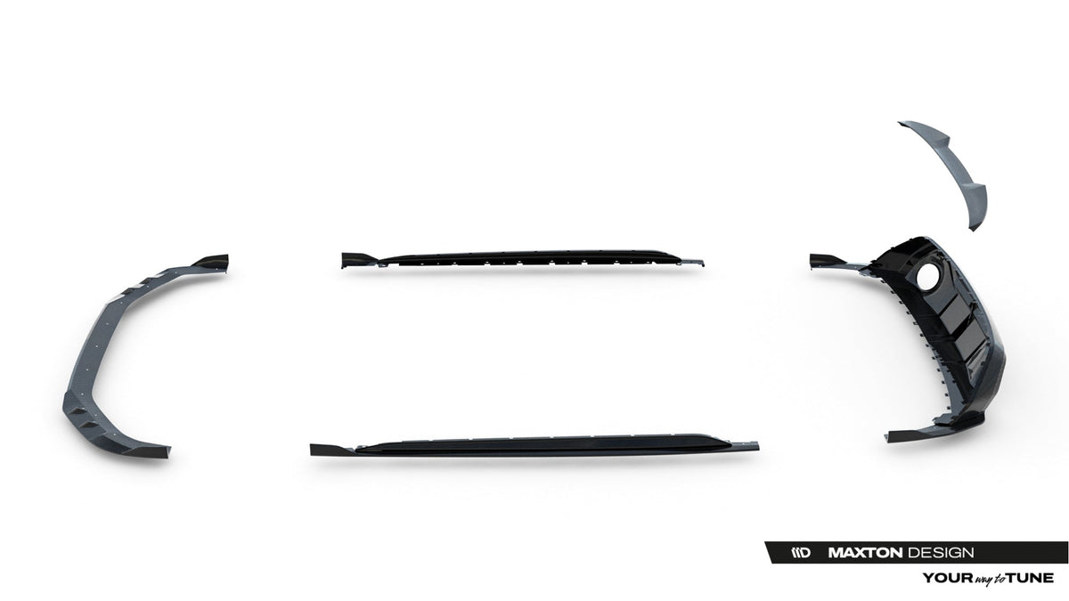 Set Of Prepreg Carbon Splitters för Audi RS3 Sedan 8Y Facelift