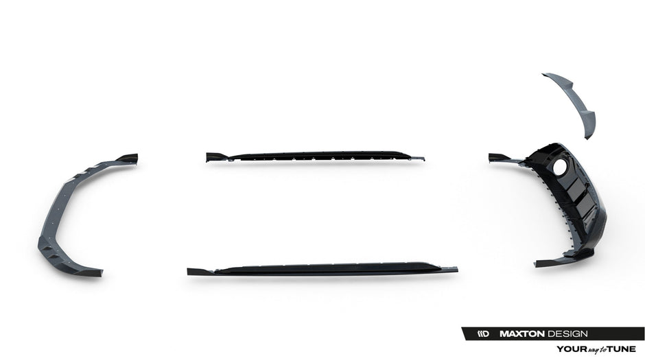 Set Of Prepreg Carbon Splitters för Audi RS3 Sedan 8Y Facelift