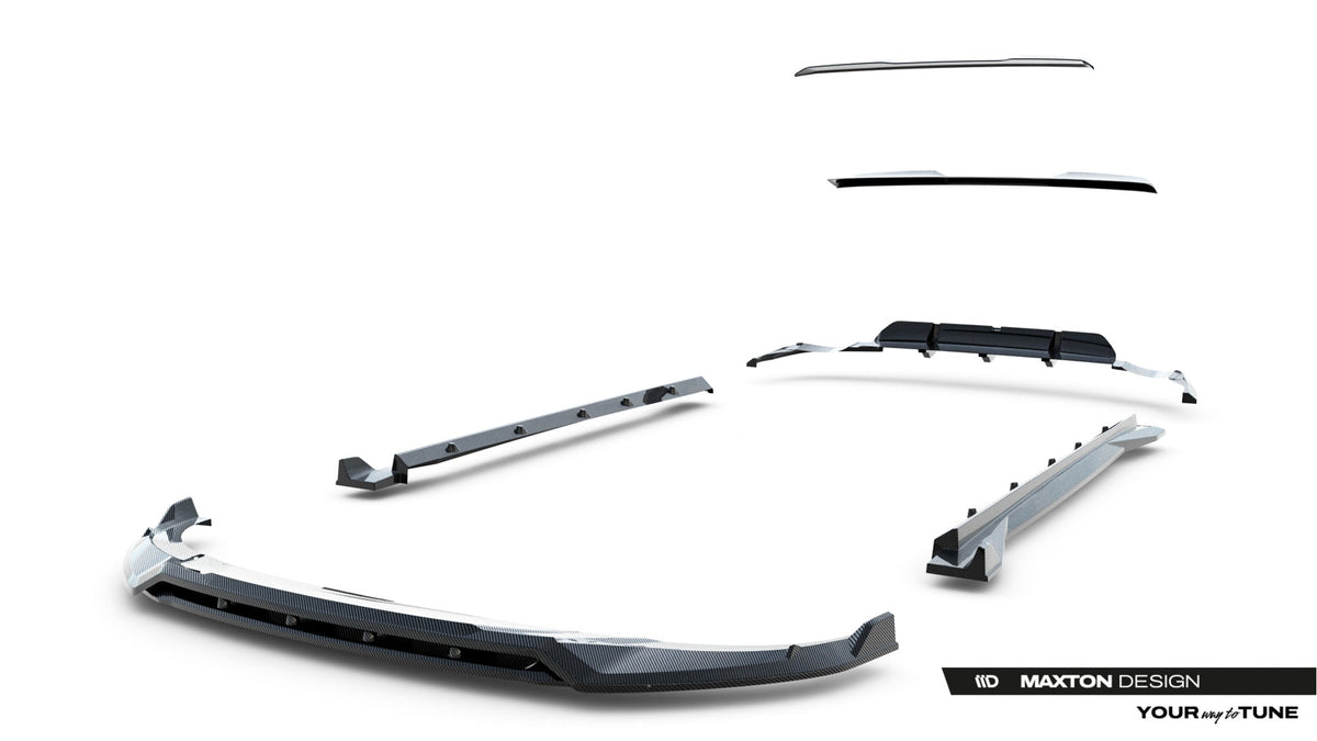 Set Of Prepreg Carbon Fiber Splitters för Audi RSQ8 Mk1 Facelift