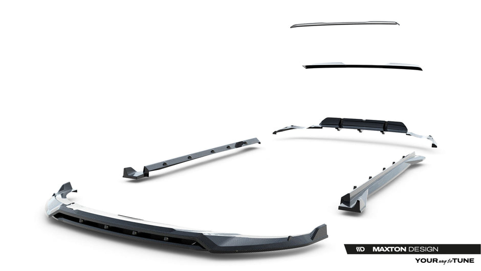 Set Of Prepreg Carbon Fiber Splitters för Audi RSQ8 Mk1 Facelift