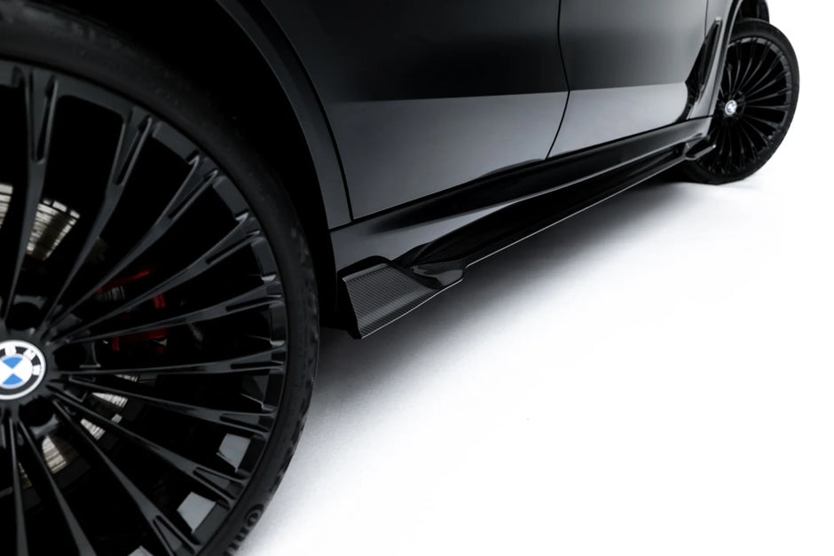 Set Of Prepreg Carbon Fiber Splitters för BMW X5 M-Pack G05