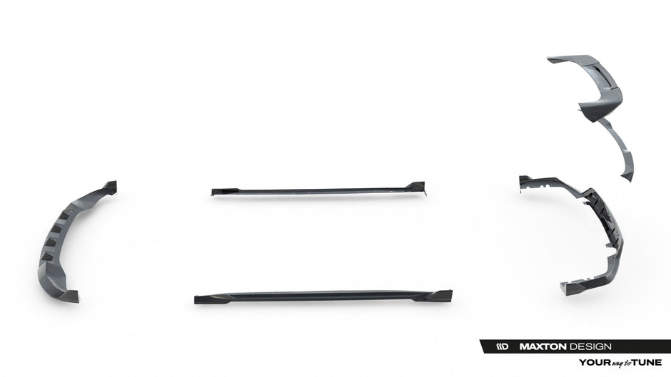 Set Of Prepreg Carbon Fiber Splitters för BMW X5 M-Pack G05