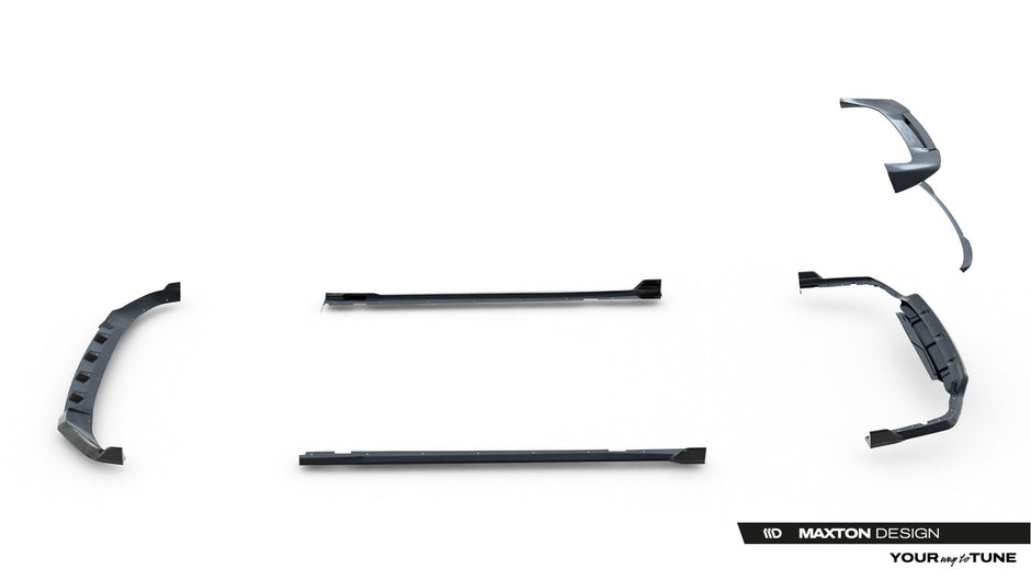 Set Of Prepreg Carbon Splitters för BMW X7 M-Pack G07
