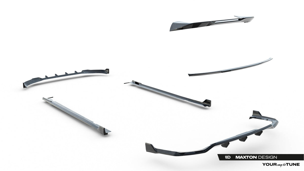 Set Of Prepreg Carbon Splitters för BMW X7 M-Pack G07