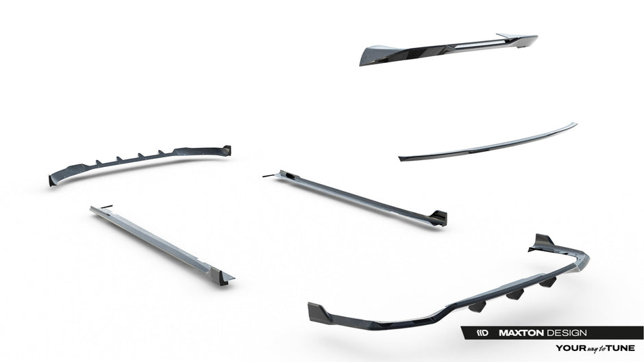 Set Of Prepreg Carbon Splitters för BMW X7 M-Pack G07