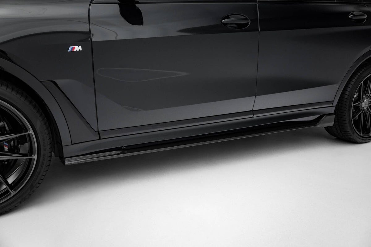 Set Of Prepreg Carbon Splitters V.1 för BMW X7 M-Pack G07 Facelift