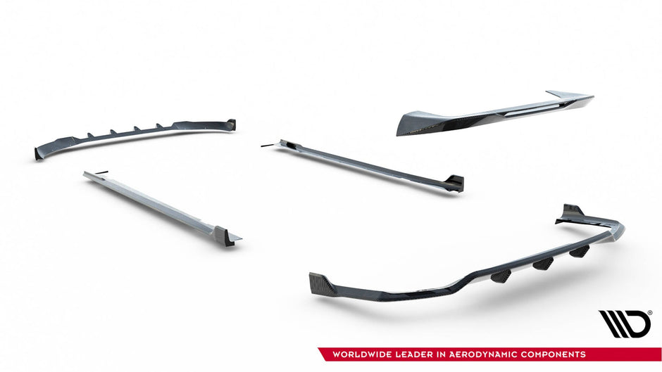 Set Of Prepreg Carbon Splitters V.1 för BMW X7 M-Pack G07 Facelift