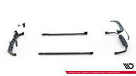 Set Of Prepreg Carbon Splitters V.2 för BMW X7 M-Pack G07 Facelift