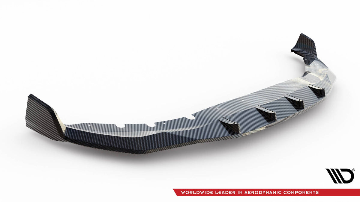 Prepreg Carbon Fiber Frontläpp + Abs Splitter för BMW 7 M-Pack G11 Facelift