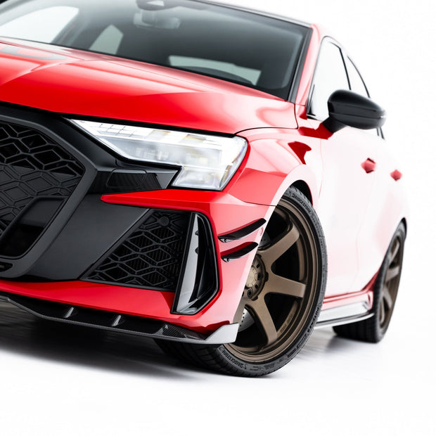 Prepreg Carbon Fiber Frontläpp för Audi RS3 Sedan 8Y Facelift