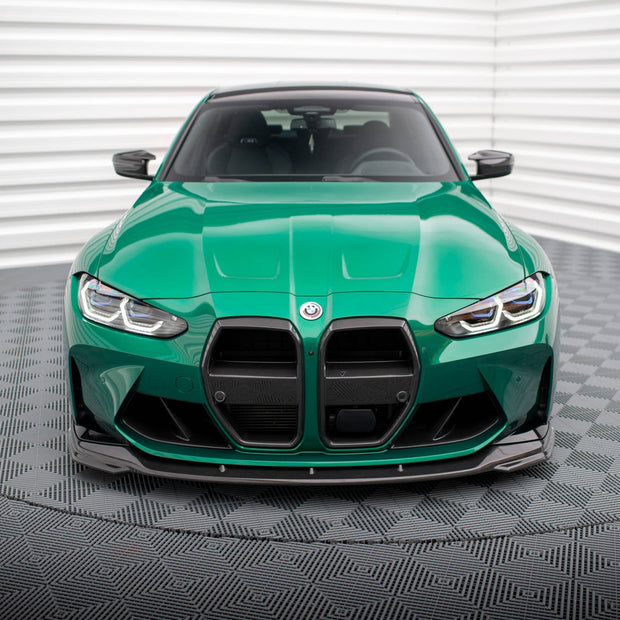 Prepreg Carbon Fiber Frontläpp V.2 för BMW M3 Sedan / Touring G80 / G81