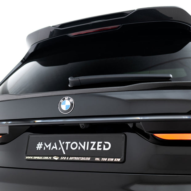 Prepreg Carbon Fiber Tailgate Spoiler (Lower) för BMW X7 M-Pack G07 Facelift