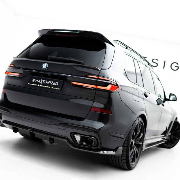 Prepreg Carbon Fiber Tailgate Spoiler (Upper) för BMW X7 M-Pack G07 Facelift