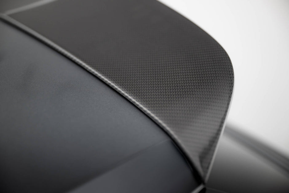 Prepreg Carbon Fiber Tailgate Spoiler för Audi RS3 / S3 / A3 S-Line Sportback 8Y / 8Y Facelift