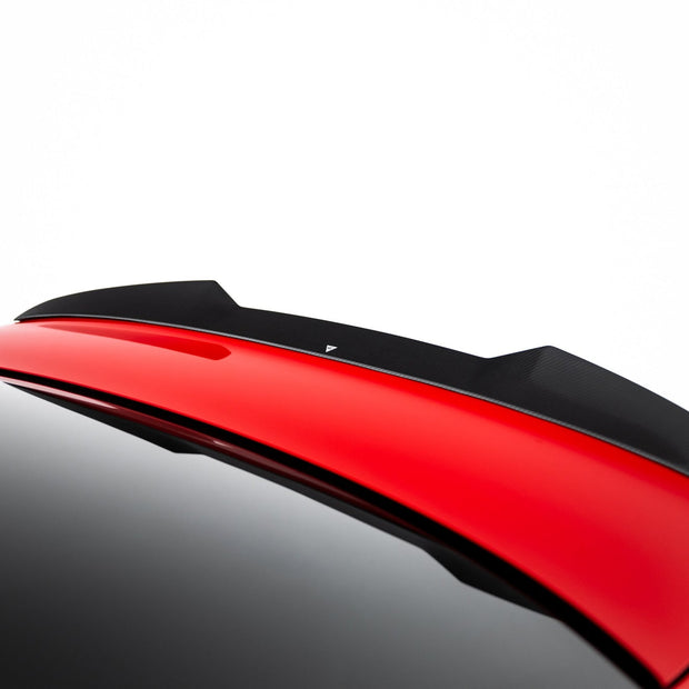 Prepreg Carbon Fiber Tailgate Spoiler V.1 för Audi RS3 / S3 / A3 S-Line / A3 Sedan 8Y Facelift