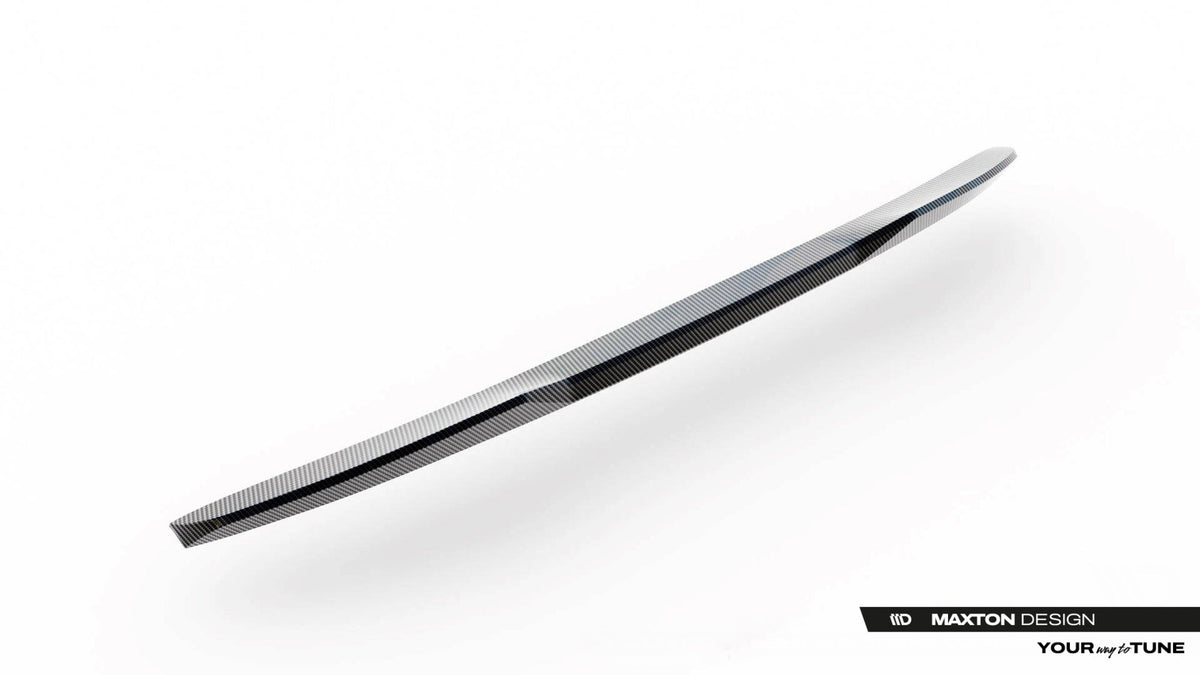 Prepreg Carbon Fiber Tailgate Spoiler V.1 för Audi RS3 / S3 / A3 S-Line / A3 Sedan 8Y Facelift