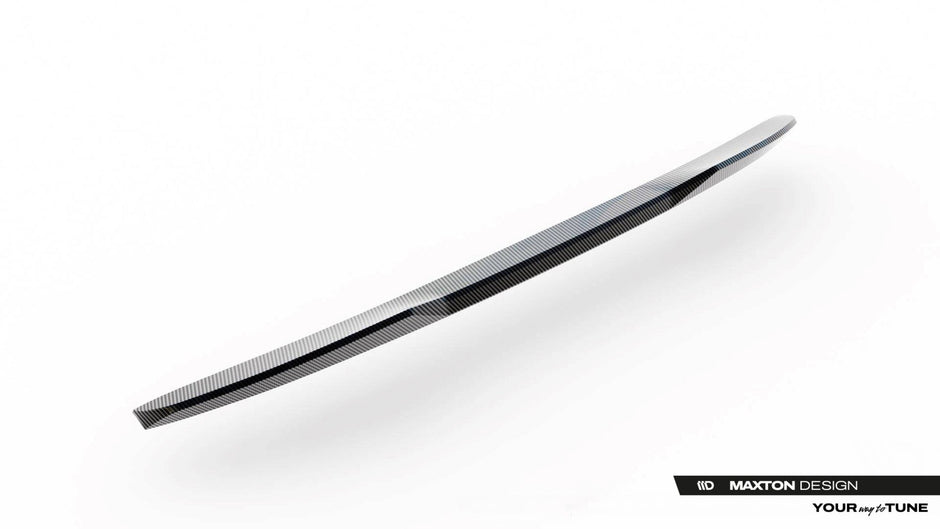 Prepreg Carbon Fiber Tailgate Spoiler V.1 för Audi RS3 / S3 / A3 S-Line / A3 Sedan 8Y Facelift