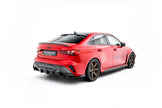 Prepreg Carbon Fiber Tailgate Spoiler V.2 för Audi RS3 / S3 / A3 S-Line / A3 Sedan 8Y Facelift