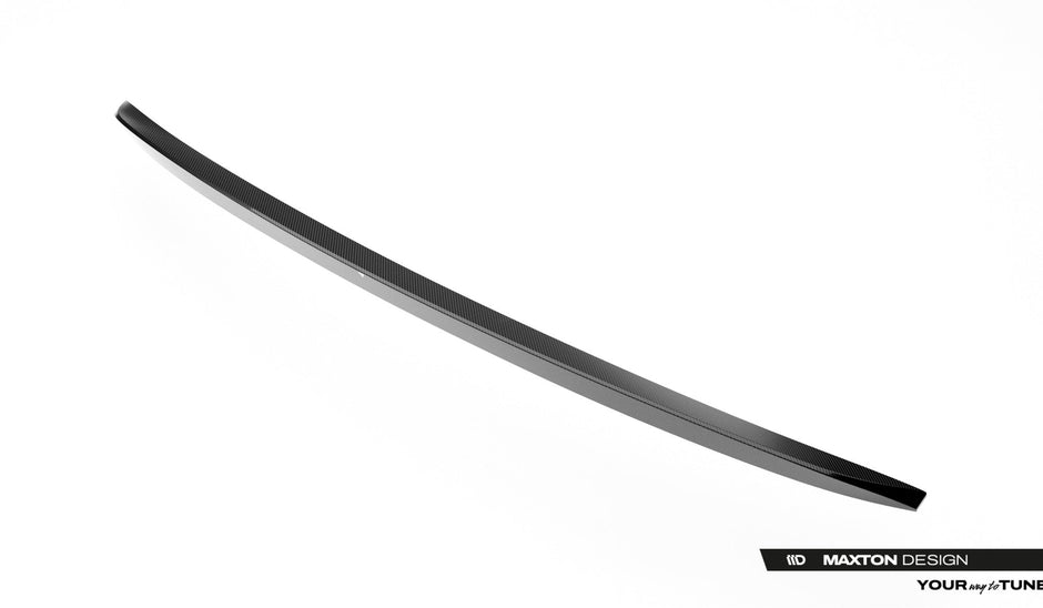 Prepreg Carbon Fiber Tailgate Spoiler V.2 för Audi RS3 / S3 / A3 S-Line / A3 Sedan 8Y Facelift