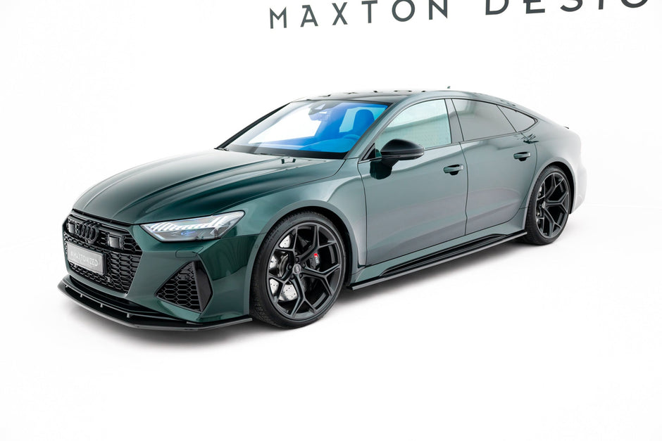 Set Of Prepreg Carbon Fiber Splitters för Audi RS7 C8