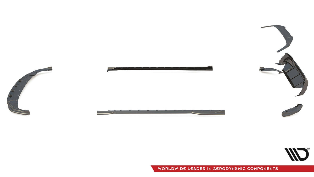 Set Of Prepreg Carbon Fiber Splitters för BMW 1 F40 M-Pack / M135i
