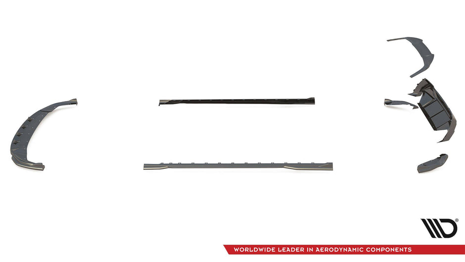 Set Of Prepreg Carbon Fiber Splitters för BMW 1 F40 M-Pack / M135i