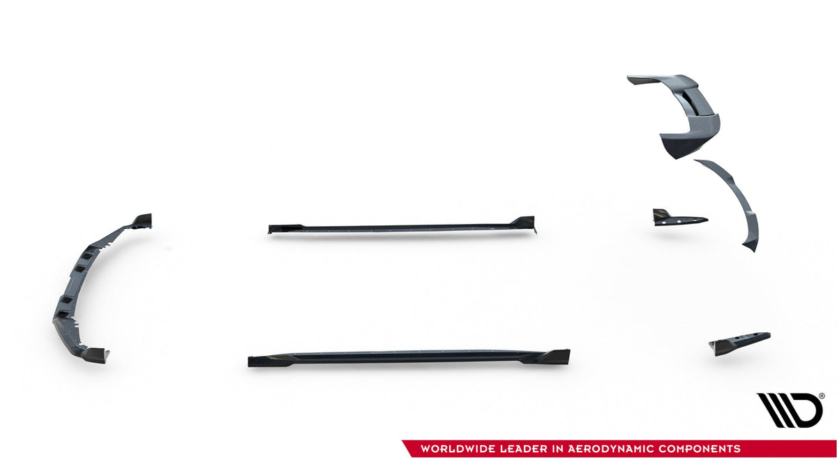 Set Of Prepreg Carbon Fiber Splitters för BMW X5 M F95 Facelift