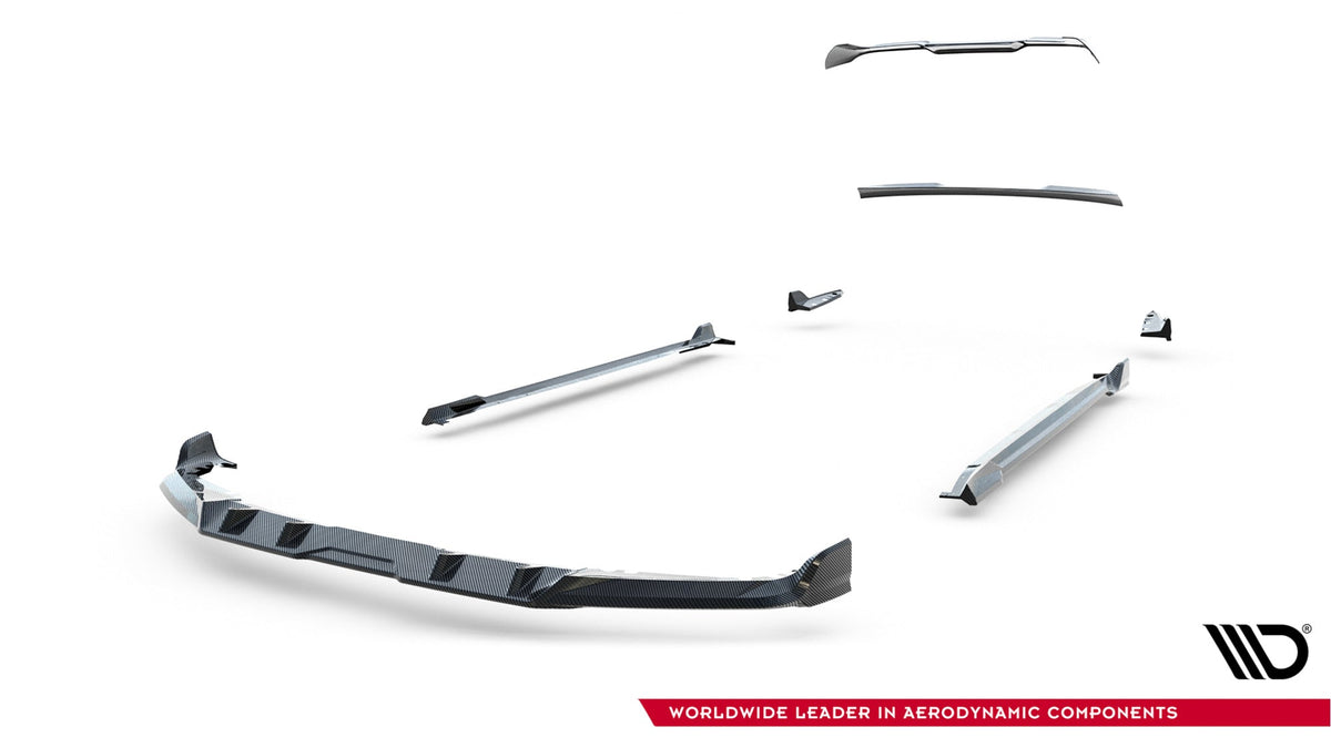 Set Of Prepreg Carbon Fiber Splitters för BMW X5 M F95 Facelift