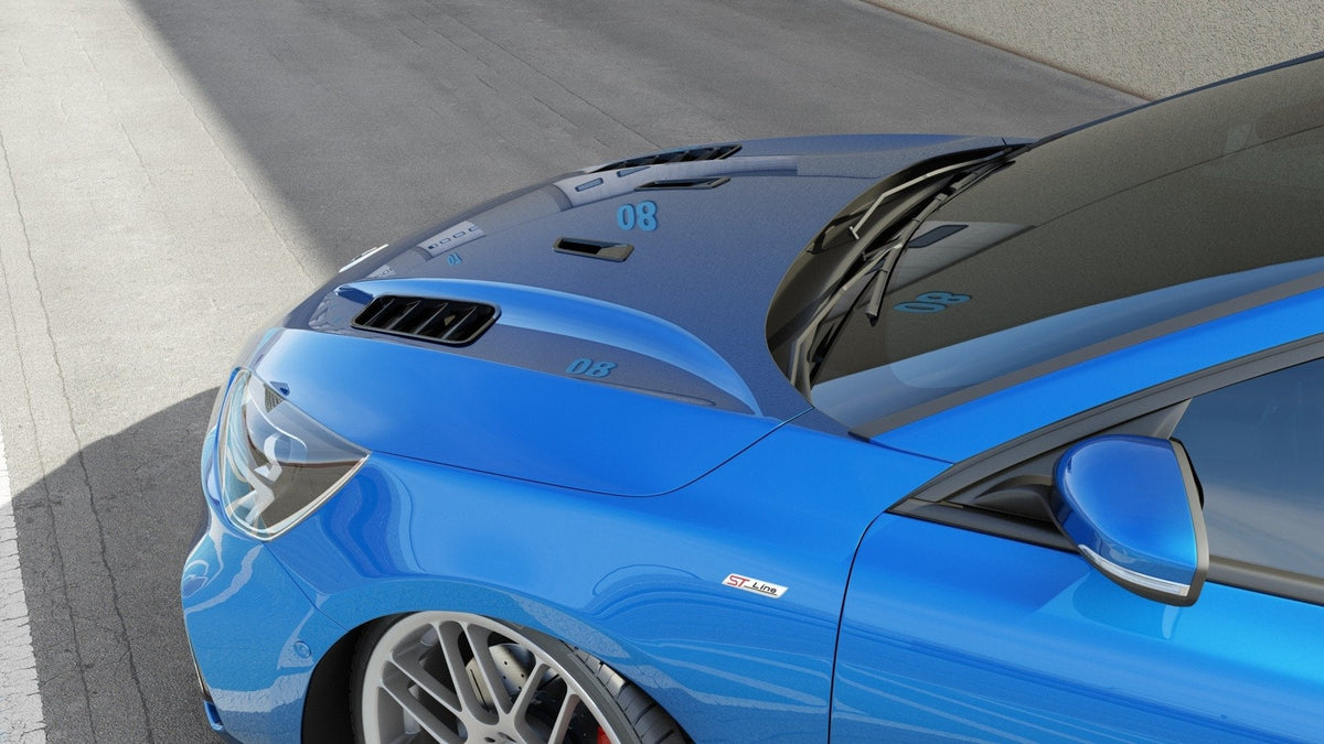 Bonnet Vents för Ford Focus ST-Line / ST Mk4 ( Smaller )