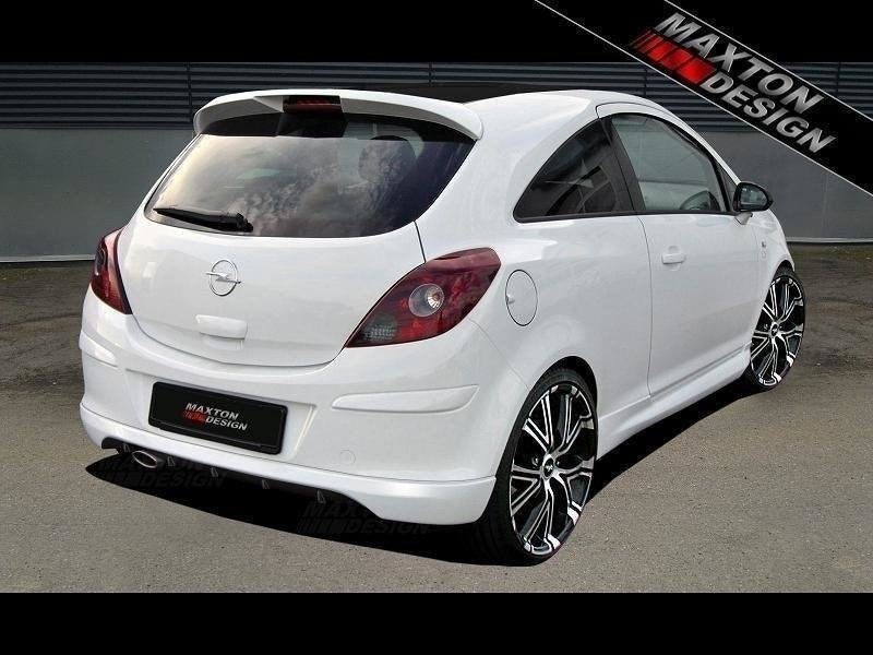 Bakre Stötfångare Extension för Opel CORSA D