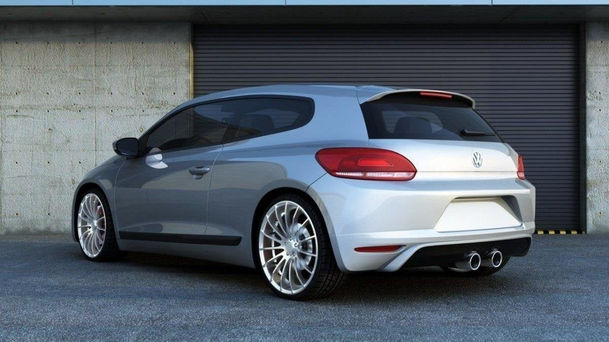 Bakre Stötfångare Extension för Volkswagen Scirocco Standard (Scirocco R LOOK)