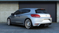 Bakre Stötfångare Extension för Volkswagen Scirocco Standard (Scirocco R LOOK)