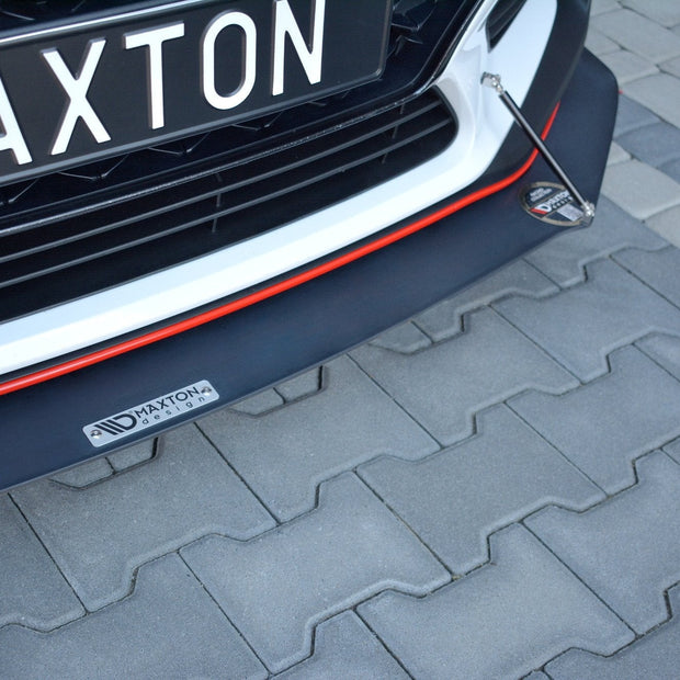 Front Racing Splitter för Hyundai I30 Mk3 N