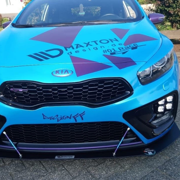 Front Racing Splitter för Kia CEE'D / PRO CEE'D GT Mk2