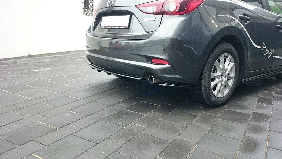 Bakre Sidosplitters för Mazda 3 BN (Mk3) Facelift