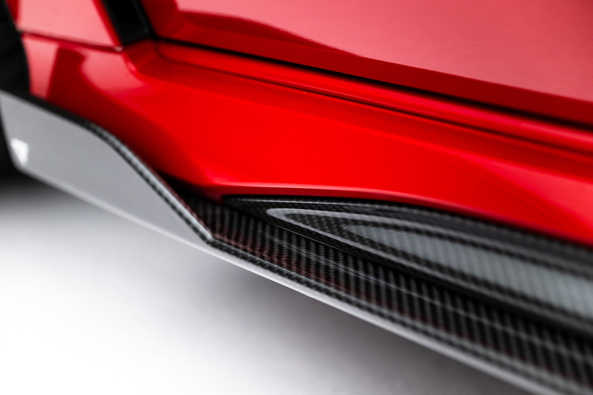 Set Of Prepreg Carbon Fiber Sidokjolar för Audi RS3 Sedan 8Y Facelift