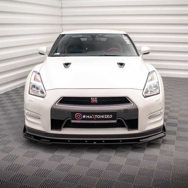 Frontläpp + Flaps för Nissan GTR R35 Facelift