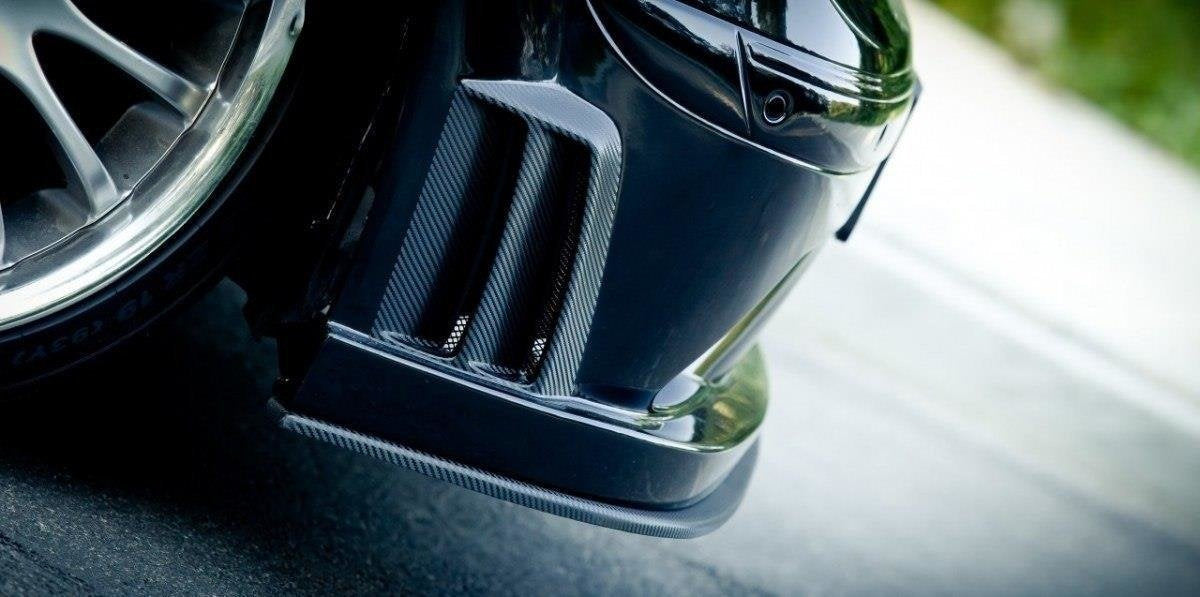 Frontläpp för Mercedes CLK W209 BLACK (SL BLACK SERIES LOOK)