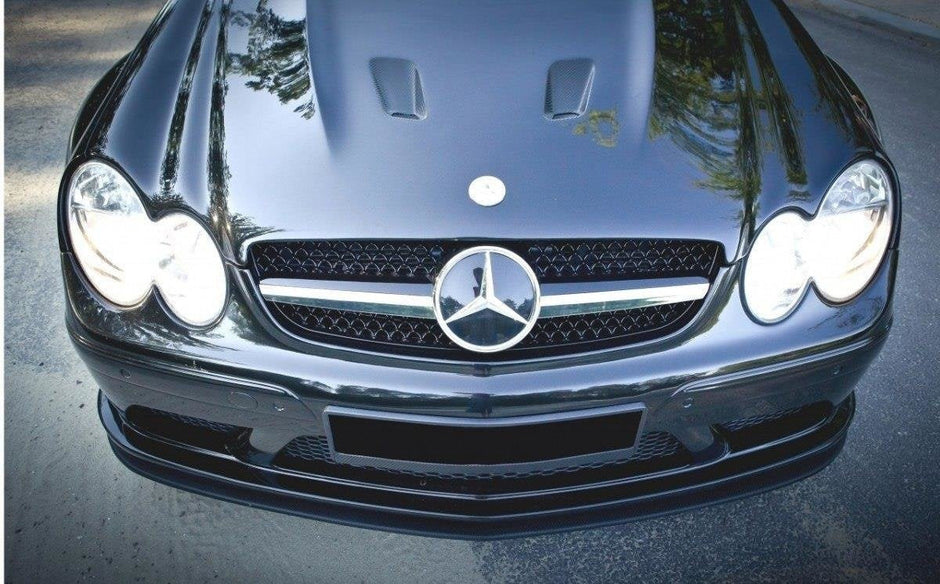Frontläpp för Mercedes CLK W209 BLACK (SL BLACK SERIES LOOK)
