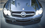 Frontläpp för Mercedes CLK W209 BLACK (SL BLACK SERIES LOOK)